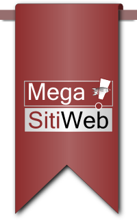 drappo con logo mega siti web